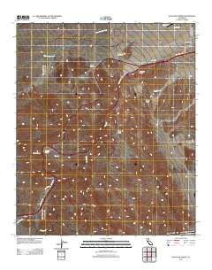 In-Ko-Pah Gorge California Historical topographic map, 1:24000 scale, 7.5 X 7.5 Minute, Year 2012
