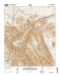 In-Ko-Pah Gorge California Current topographic map, 1:24000 scale, 7.5 X 7.5 Minute, Year 2015