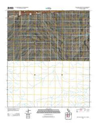 In-Ko-Pah Gorge OE S California Historical topographic map, 1:24000 scale, 7.5 X 7.5 Minute, Year 2012