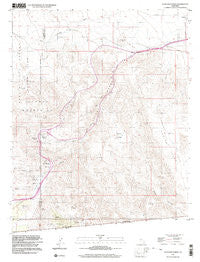 In-ko-pah Gorge California Historical topographic map, 1:24000 scale, 7.5 X 7.5 Minute, Year 1997