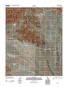 Inca California Historical topographic map, 1:24000 scale, 7.5 X 7.5 Minute, Year 2012