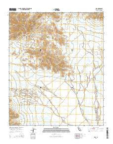 Inca California Current topographic map, 1:24000 scale, 7.5 X 7.5 Minute, Year 2015