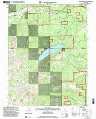 Independence Lake California Historical topographic map, 1:24000 scale, 7.5 X 7.5 Minute, Year 2000