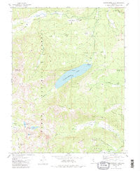 Independence Lake California Historical topographic map, 1:24000 scale, 7.5 X 7.5 Minute, Year 1981