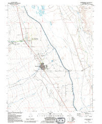 Independence California Historical topographic map, 1:24000 scale, 7.5 X 7.5 Minute, Year 1992