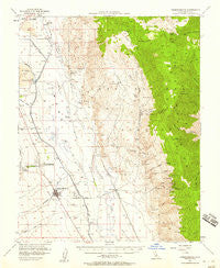 Independence California Historical topographic map, 1:62500 scale, 15 X 15 Minute, Year 1951