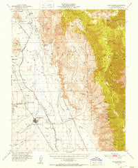 Independence California Historical topographic map, 1:62500 scale, 15 X 15 Minute, Year 1951