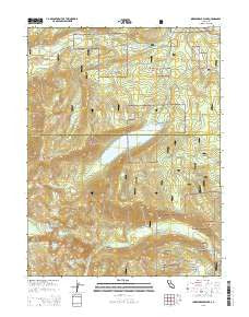 Independence Lake California Current topographic map, 1:24000 scale, 7.5 X 7.5 Minute, Year 2015