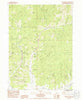 Indian Creek Baldy California Historical topographic map, 1:24000 scale, 7.5 X 7.5 Minute, Year 1984