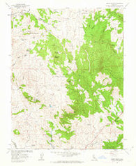 Indian Gulch California Historical topographic map, 1:24000 scale, 7.5 X 7.5 Minute, Year 1962