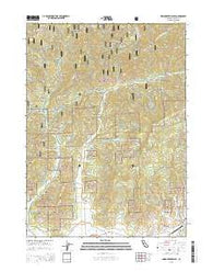 Indian Creek Baldy California Current topographic map, 1:24000 scale, 7.5 X 7.5 Minute, Year 2015