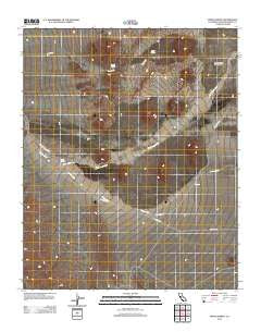 Indian Spring California Historical topographic map, 1:24000 scale, 7.5 X 7.5 Minute, Year 2012