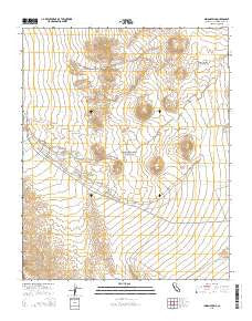 Indian Spring California Current topographic map, 1:24000 scale, 7.5 X 7.5 Minute, Year 2015