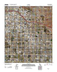 Indio California Historical topographic map, 1:24000 scale, 7.5 X 7.5 Minute, Year 2012
