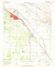 Indio California Historical topographic map, 1:24000 scale, 7.5 X 7.5 Minute, Year 1956