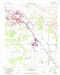 Indio California Historical topographic map, 1:24000 scale, 7.5 X 7.5 Minute, Year 1956