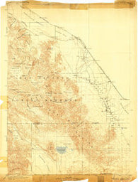Indio California Historical topographic map, 1:125000 scale, 30 X 30 Minute, Year 1904