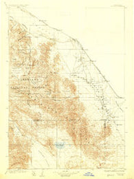 Indio California Historical topographic map, 1:125000 scale, 30 X 30 Minute, Year 1904