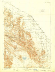 Indio California Historical topographic map, 1:125000 scale, 30 X 30 Minute, Year 1904