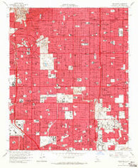 Inglewood California Historical topographic map, 1:24000 scale, 7.5 X 7.5 Minute, Year 1964