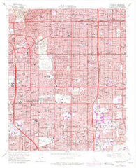 Inglewood California Historical topographic map, 1:24000 scale, 7.5 X 7.5 Minute, Year 1964