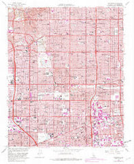 Inglewood California Historical topographic map, 1:24000 scale, 7.5 X 7.5 Minute, Year 1964