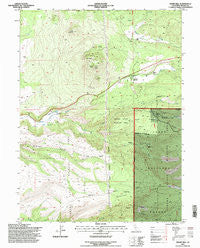 Inskip Hill California Historical topographic map, 1:24000 scale, 7.5 X 7.5 Minute, Year 1995