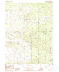 Inskip Hill California Historical topographic map, 1:24000 scale, 7.5 X 7.5 Minute, Year 1985