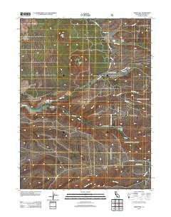 Inskip Hill California Historical topographic map, 1:24000 scale, 7.5 X 7.5 Minute, Year 2012