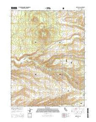 Inskip Hill California Current topographic map, 1:24000 scale, 7.5 X 7.5 Minute, Year 2015