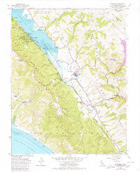 Inverness California Historical topographic map, 1:24000 scale, 7.5 X 7.5 Minute, Year 1954
