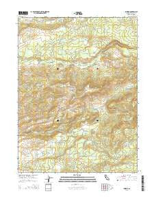 Inwood California Current topographic map, 1:24000 scale, 7.5 X 7.5 Minute, Year 2015