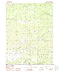Inwood California Historical topographic map, 1:24000 scale, 7.5 X 7.5 Minute, Year 1985
