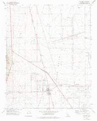 Inyokern California Historical topographic map, 1:24000 scale, 7.5 X 7.5 Minute, Year 1972