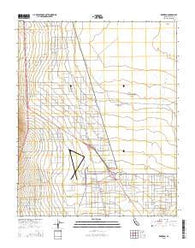 Inyokern California Current topographic map, 1:24000 scale, 7.5 X 7.5 Minute, Year 2015