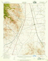 Inyokern California Historical topographic map, 1:62500 scale, 15 X 15 Minute, Year 1943