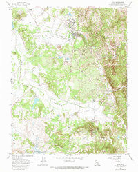 Ione California Historical topographic map, 1:24000 scale, 7.5 X 7.5 Minute, Year 1962