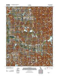 Ione California Historical topographic map, 1:24000 scale, 7.5 X 7.5 Minute, Year 2012