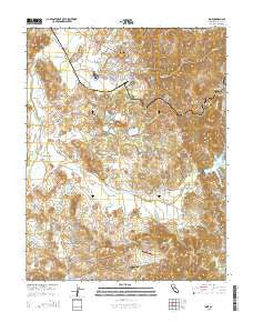 Ione California Current topographic map, 1:24000 scale, 7.5 X 7.5 Minute, Year 2015
