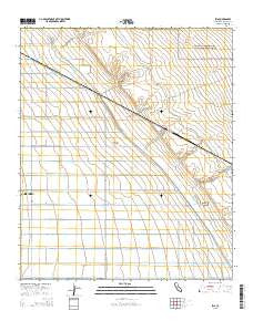 Iris California Current topographic map, 1:24000 scale, 7.5 X 7.5 Minute, Year 2015