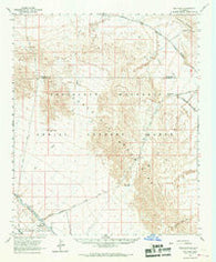 Iris Pass California Historical topographic map, 1:62500 scale, 15 X 15 Minute, Year 1963