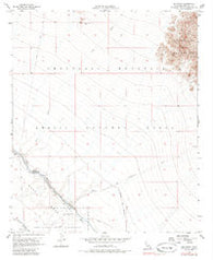 Iris Wash California Historical topographic map, 1:24000 scale, 7.5 X 7.5 Minute, Year 1956