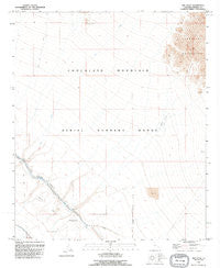Iris Wash California Historical topographic map, 1:24000 scale, 7.5 X 7.5 Minute, Year 1992