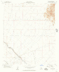 Iris Wash California Historical topographic map, 1:24000 scale, 7.5 X 7.5 Minute, Year 1956