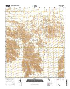 Iris Pass California Current topographic map, 1:24000 scale, 7.5 X 7.5 Minute, Year 2015