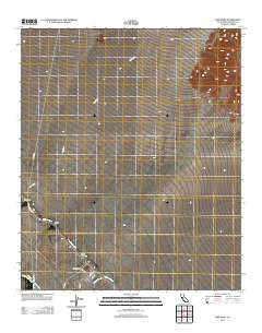 Iris Wash California Historical topographic map, 1:24000 scale, 7.5 X 7.5 Minute, Year 2012
