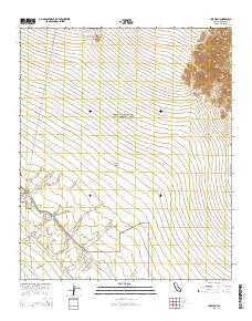 Iris Wash California Current topographic map, 1:24000 scale, 7.5 X 7.5 Minute, Year 2015
