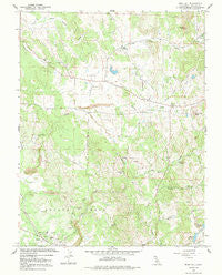 Irish Hill California Historical topographic map, 1:24000 scale, 7.5 X 7.5 Minute, Year 1962