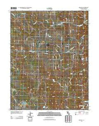 Irish Hill California Historical topographic map, 1:24000 scale, 7.5 X 7.5 Minute, Year 2012