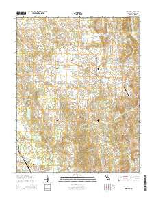 Irish Hill California Current topographic map, 1:24000 scale, 7.5 X 7.5 Minute, Year 2015